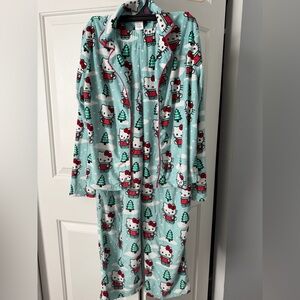 Sanrio Kids Pajama Set - Light Blue and Red